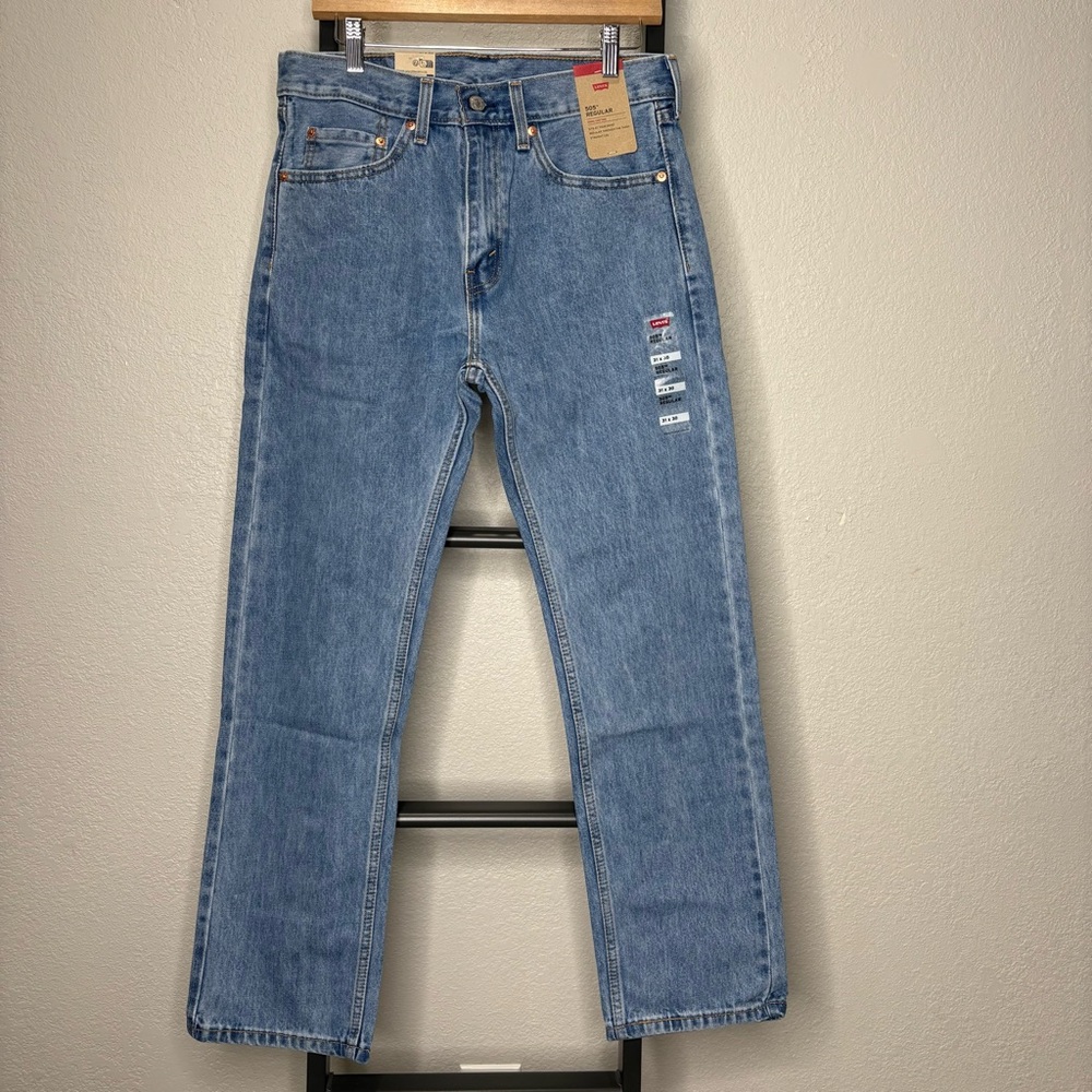 Levi’s 505 Regular Straight Leg Jeans 31x30 NWT Men’s Classic Denim